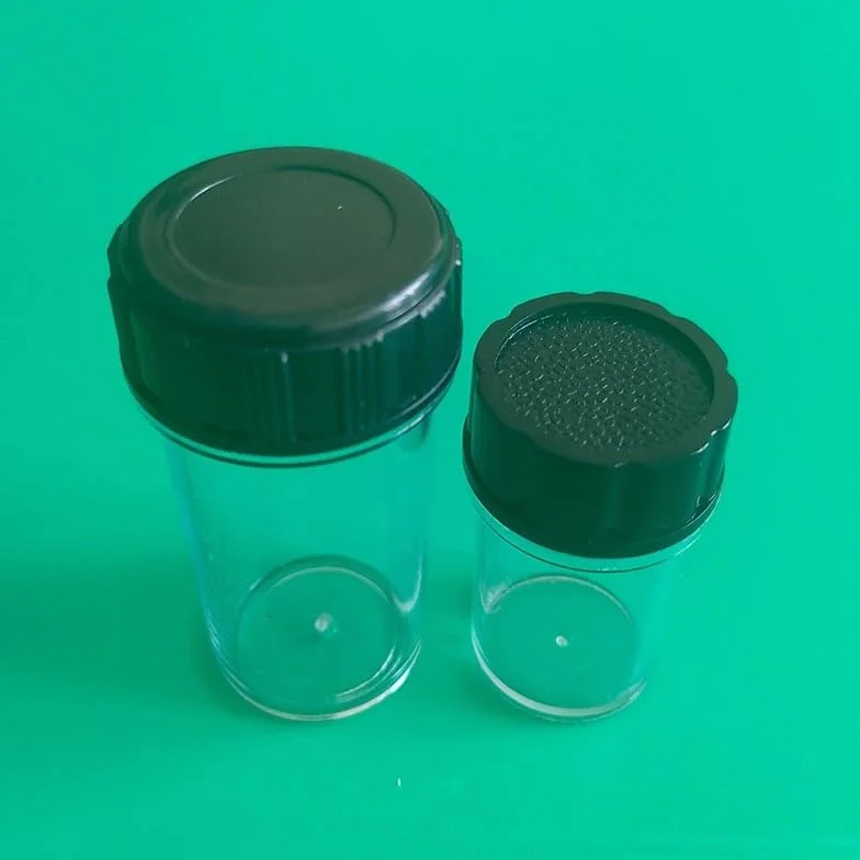 Étuis de rangement pour objectifs de microscope, filetage 20,3 mm, boîte en plastique anti-poussière, 10 pièces