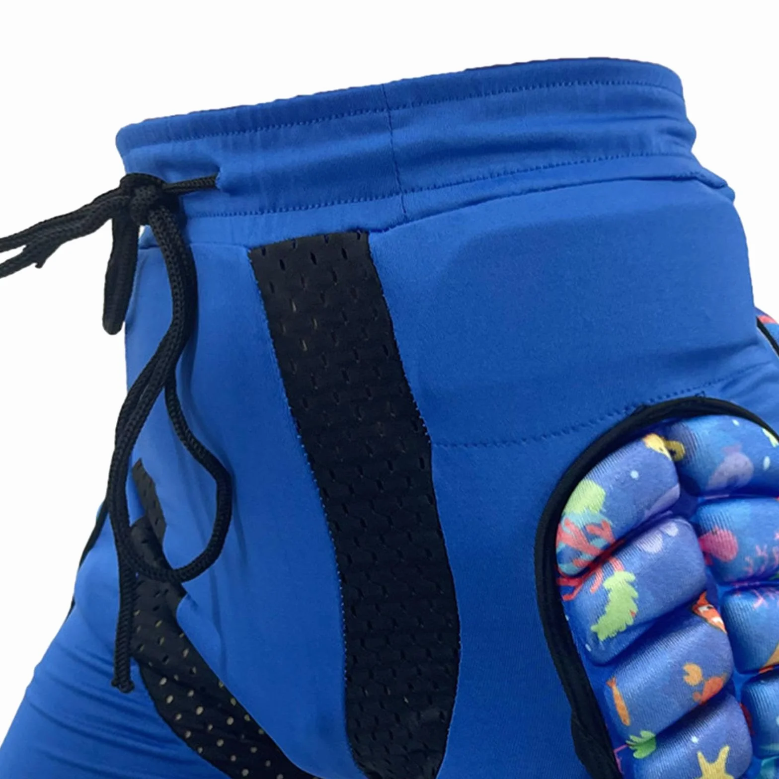 Perfk Short rembourré pour Enfants, Protection des Hanches EVA, Anti-choc pour Snowboard et Ski