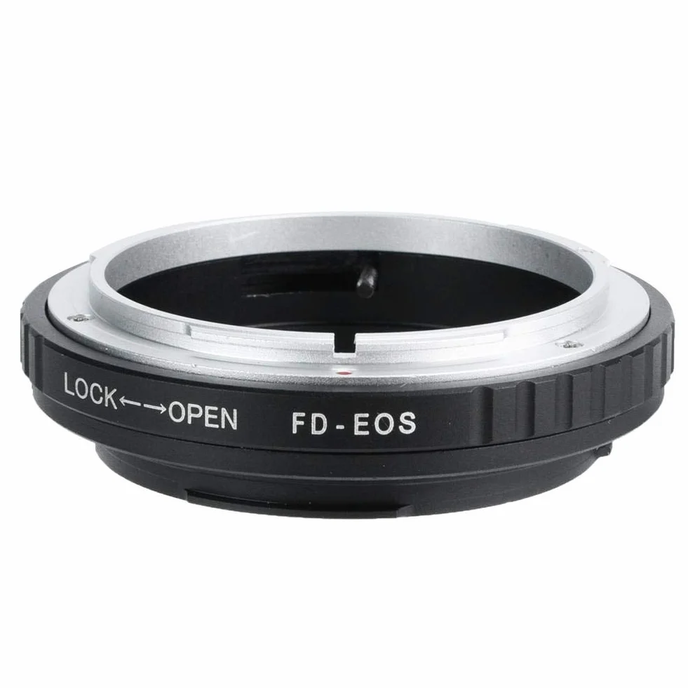 Adaptateur d'objectif Canon FD vers EOS EF, Bague d'adaptation macro FDEOS EF pour objectif à monture FD sur appareils photo reflex numériques Canon EOS EF, Contrôle enti