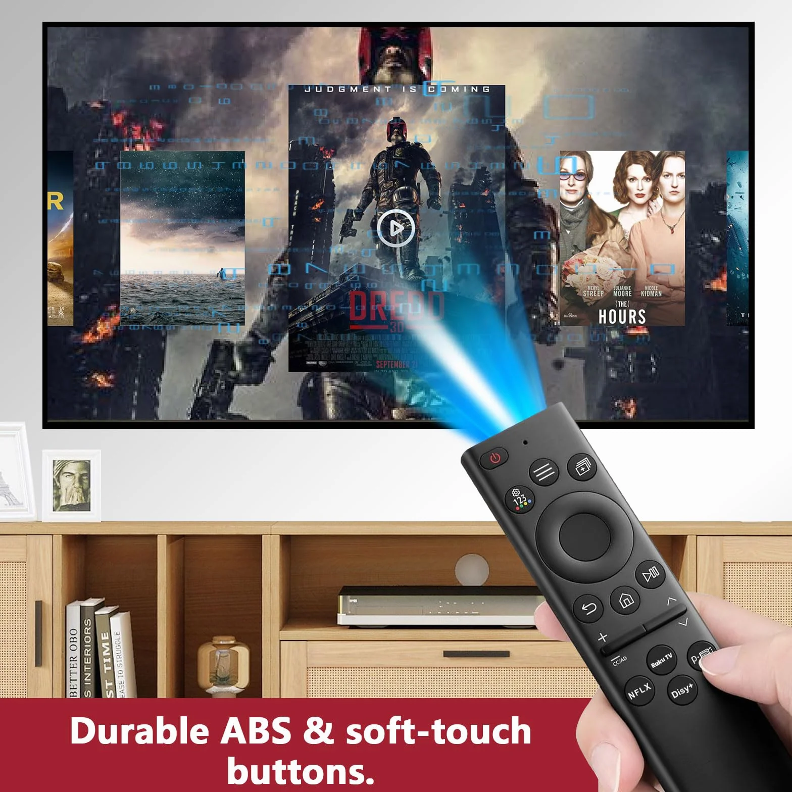 Télécommande Universelle pour Samsung Télévision – Télécommande Remplacement Compatible avec Samsung Modèles, Smart TV, LED et LCD – Fonctionne sans Programmation