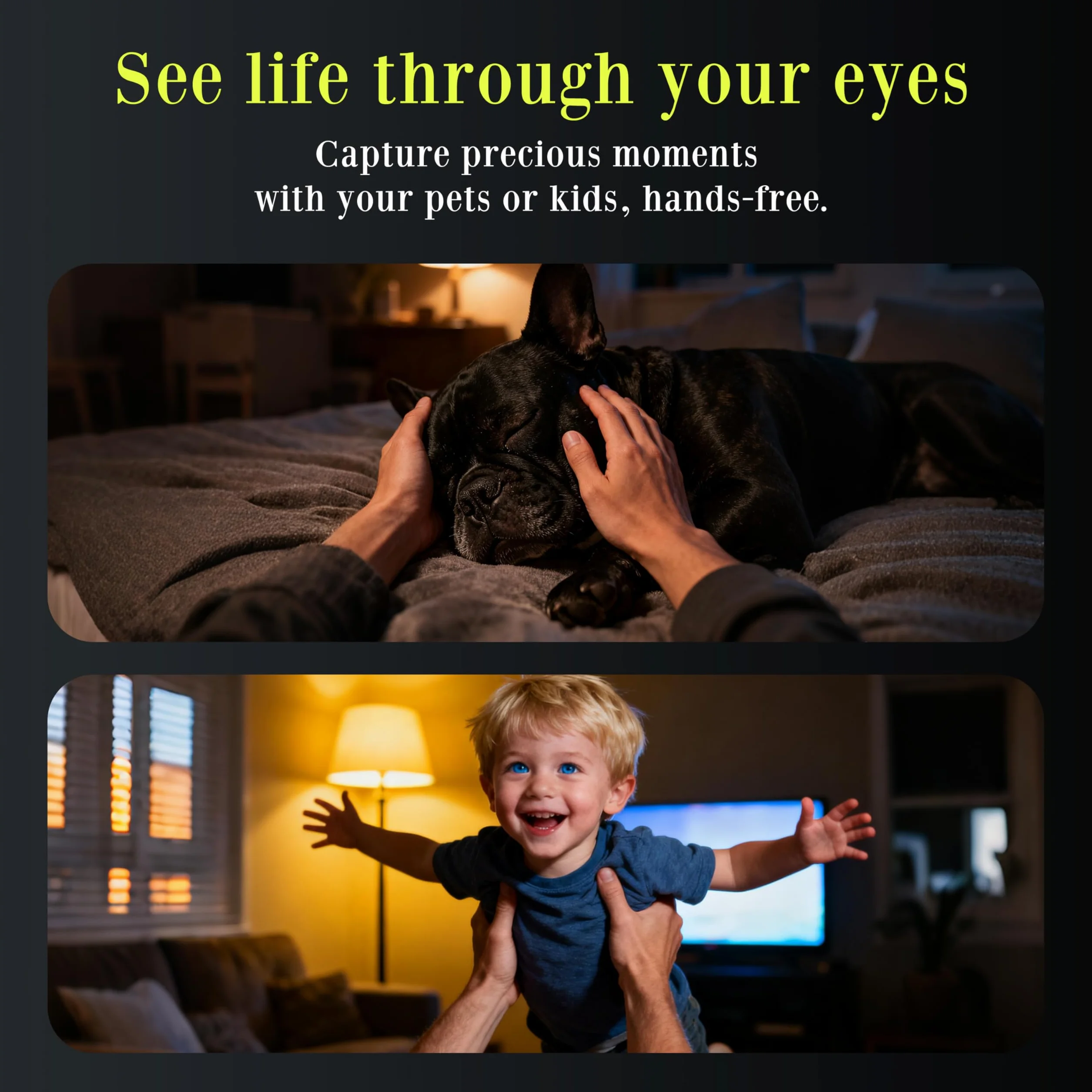 Dernières lunettes intelligentes avec caméra 4K, enregistrement vidéo mains libres, audio à oreille ouverte et connexion Bluetooth pour vlog, conduite, plein air, vie quotidienne, noir