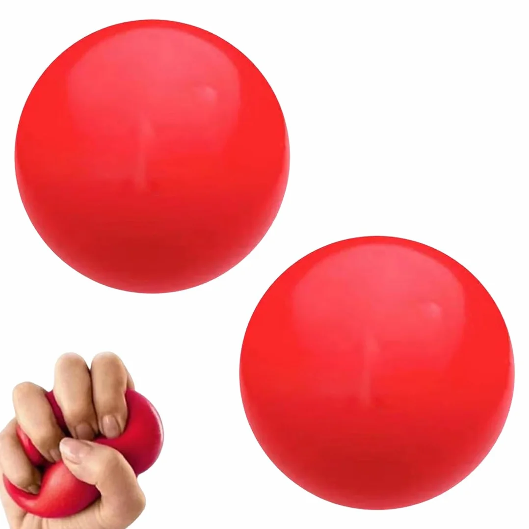 Balles D'exercice De Thérapie Des Mains Poignée Balle Reeducation Main 2 Pièces