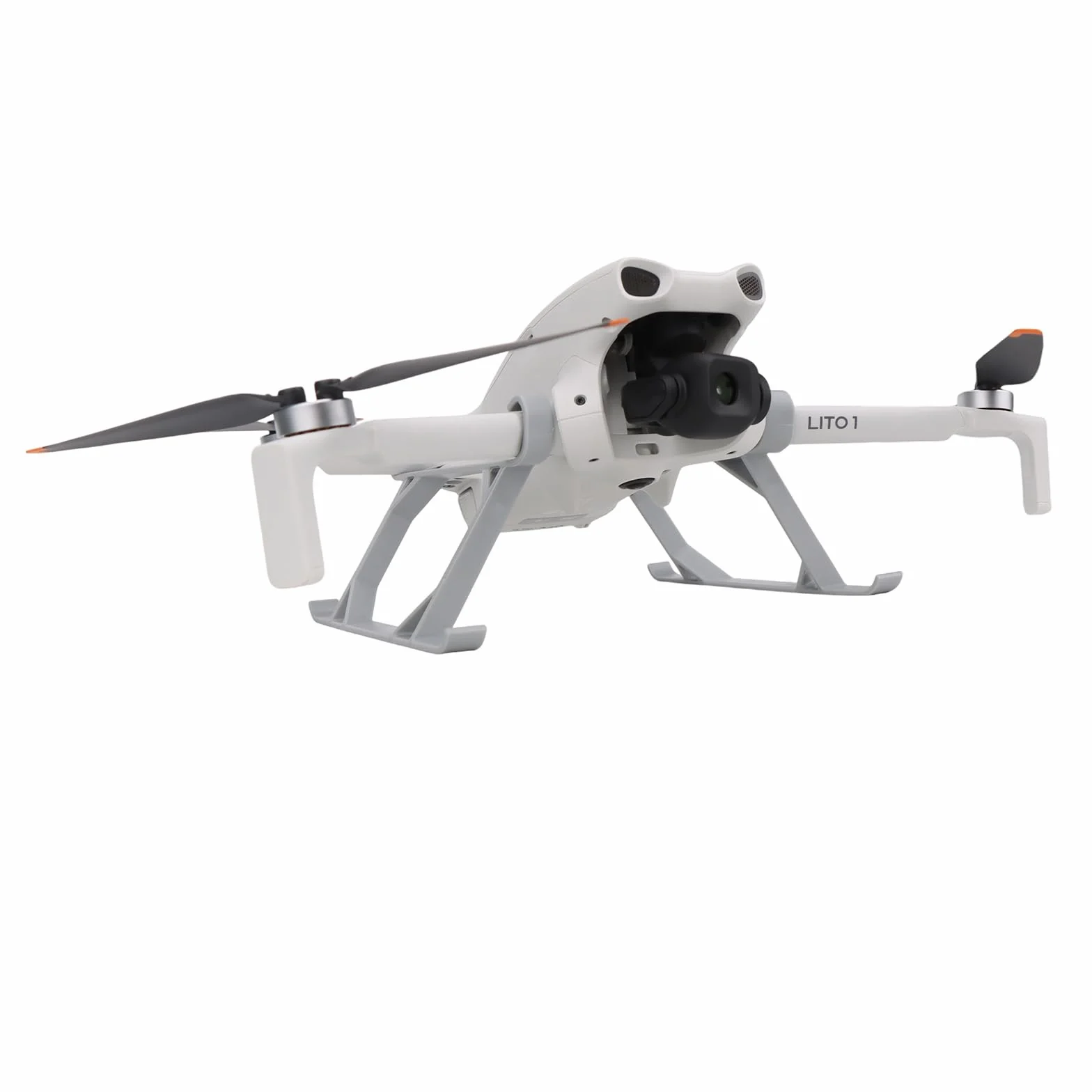 Pieds d'extension de train d'atterrissage pour DJI Lito 1 / X1, support béquille pliant à dégagement rapide avec extension de hauteur de 60 mm, support d'atterrissage de drone, accessoires de