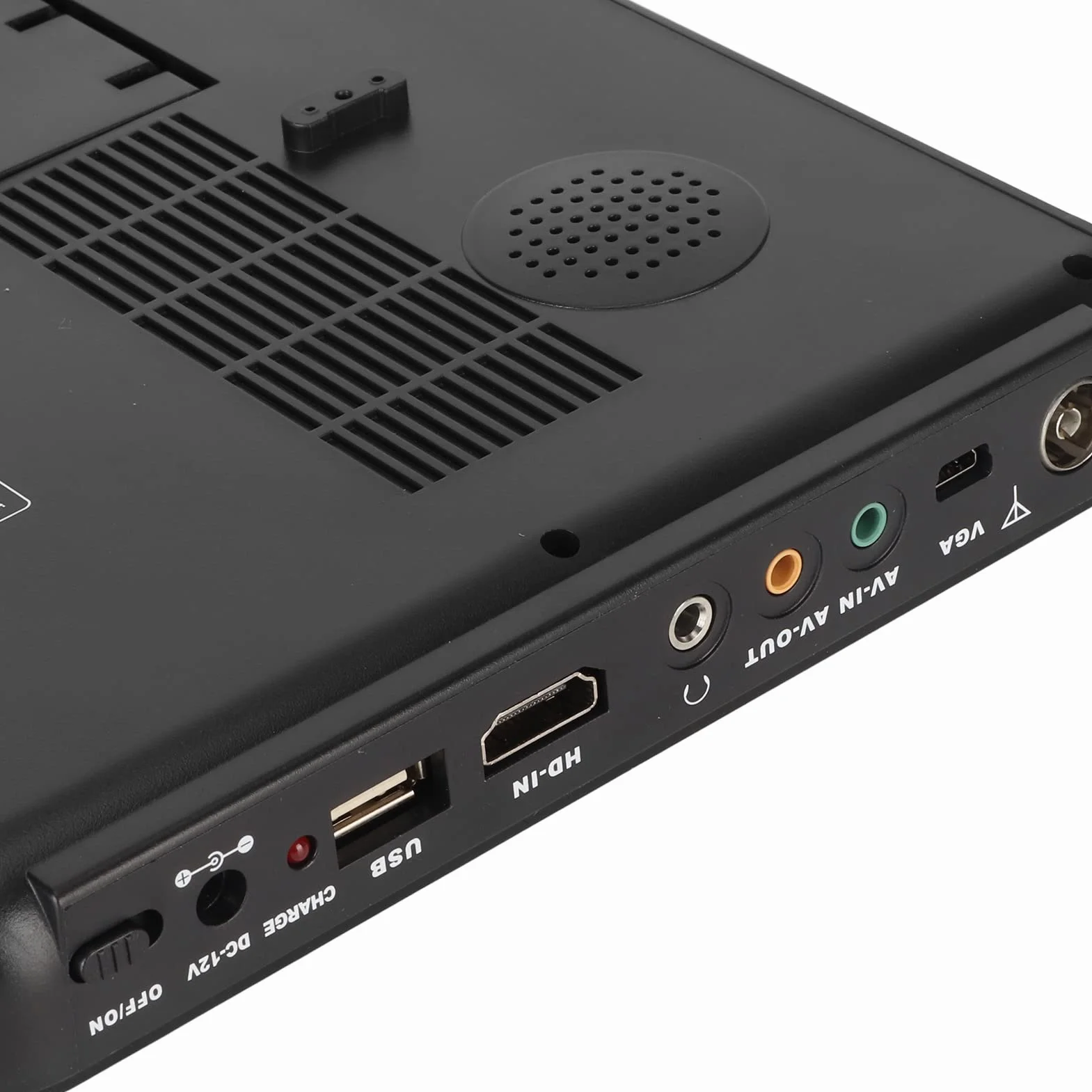 TV Portable 10 Pouces, écran LED TFT Couleur 1280 X 800, Lecteur Vidéo HDMI, Prise en de la Télévision Numérique VHF UHF, Convient pour la Maison, la Voiture, L'extérieur,