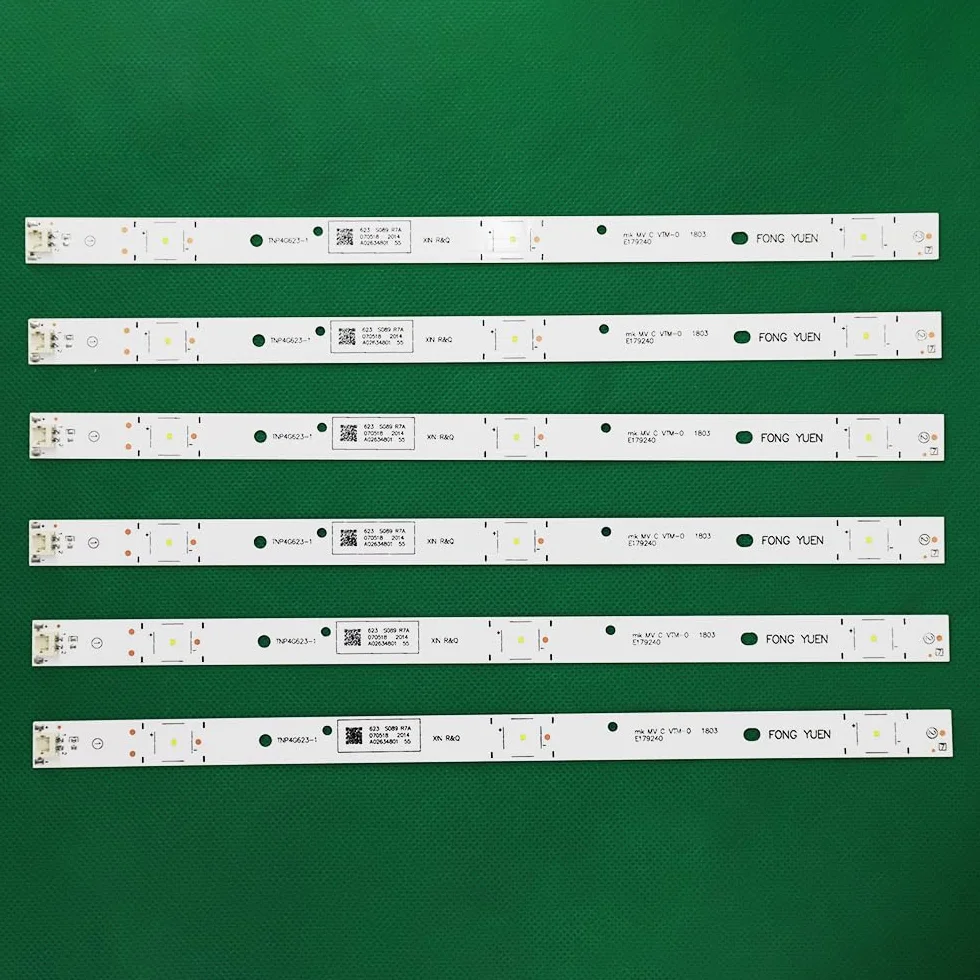 Bande de rétro-éclairage LED 22 pièces pour Panasonic TX-55EX600E TX-55EX580B TX-55EX613E TX-55FX623E