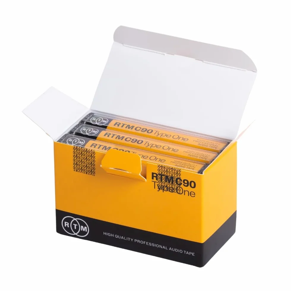RTM C90 Cassette Audio Vierge Type I 90 Minutes Pack de 3