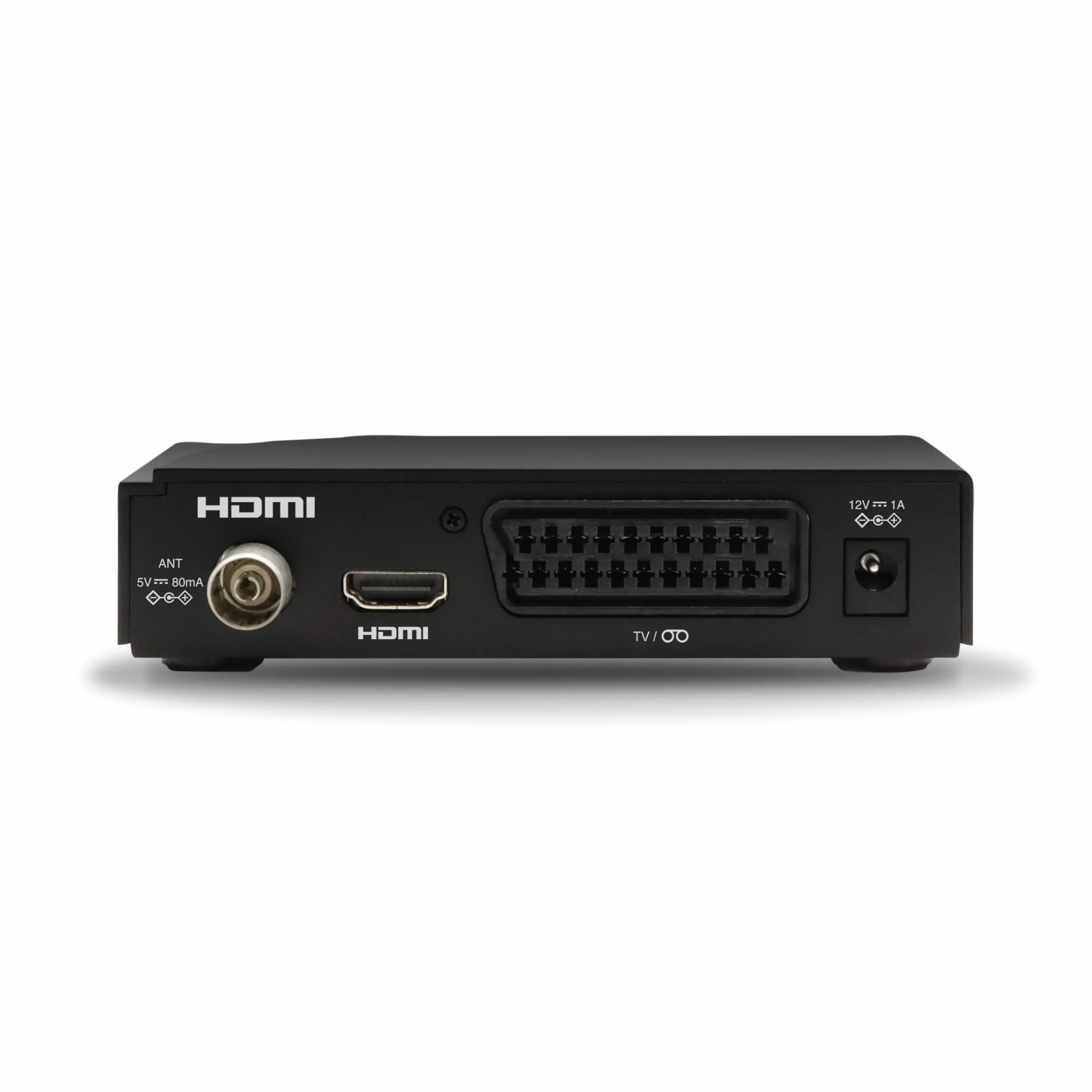 ASTRELL 011128 Décodeur TV TNT HD Télécommande Boitier Tuner Adaptateur Recepteur Chaine Gratuites Télé Antenne Port USB HDMI Péritel Noir
