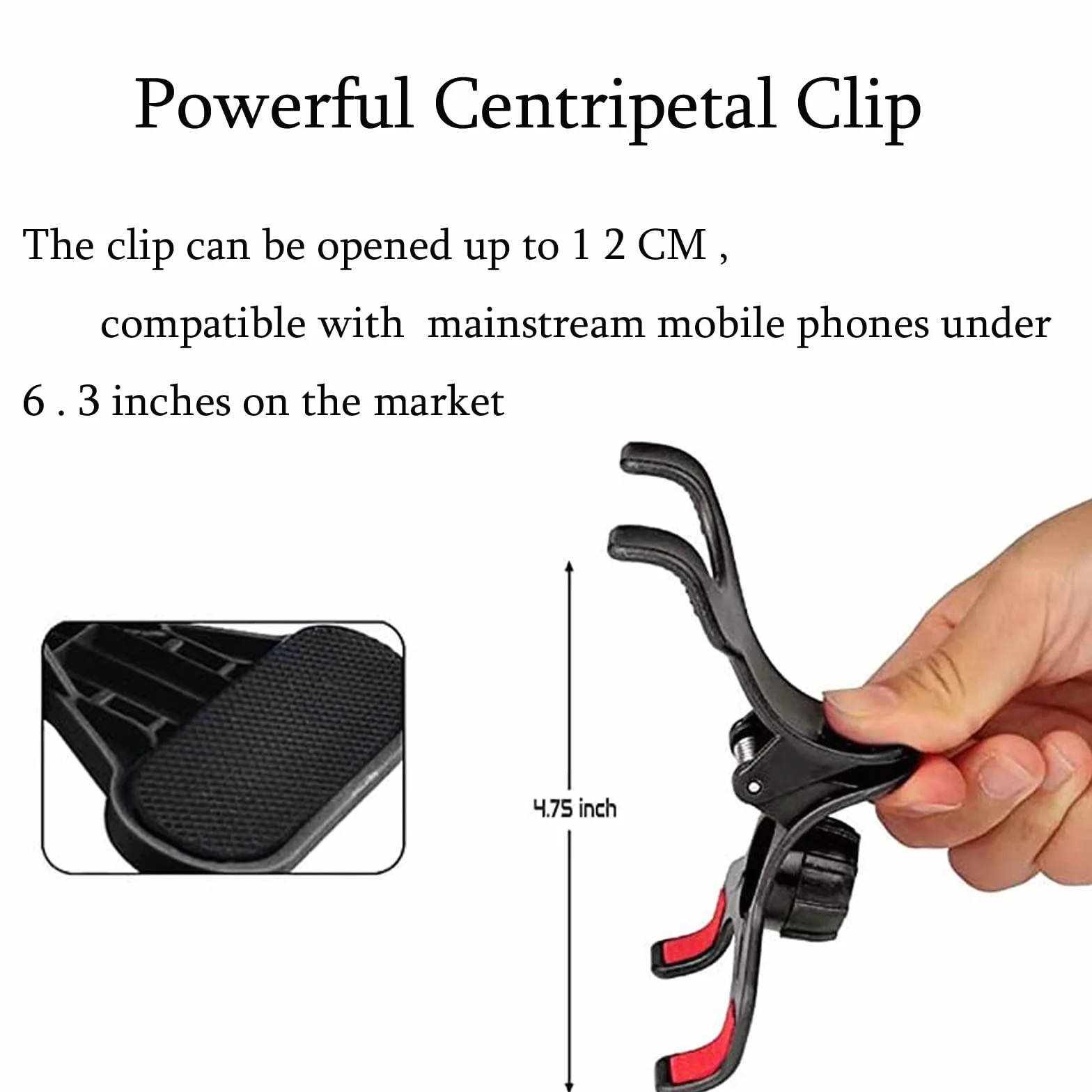 Universelle Lit Support Telephone Bureau - Support Téléphone avec Bras Réglable Rotation 360° , Flexible Col de Cygne Bras Long Rotation Téléphone Portable pour tous les smartphones de 4 à 6,8"