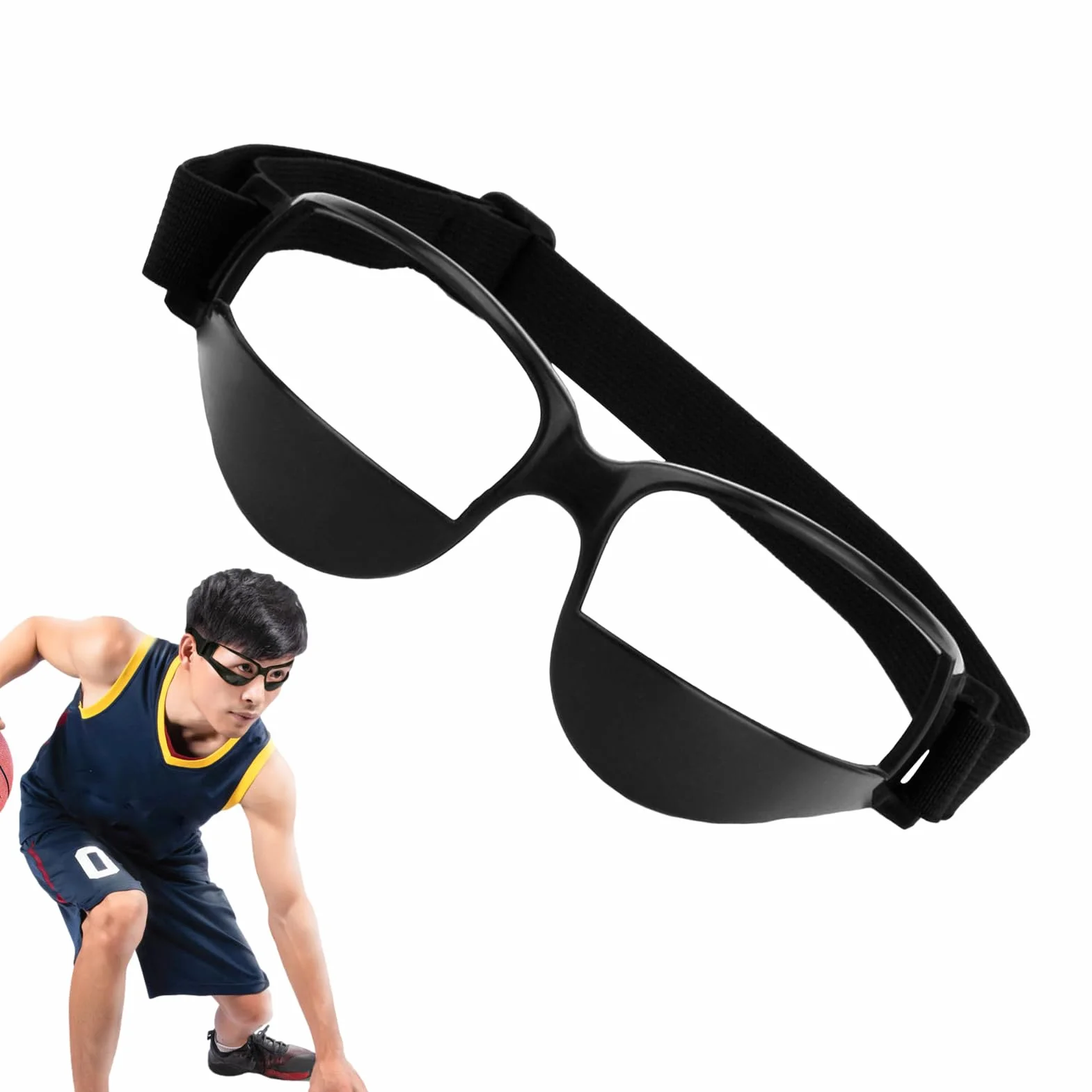 Lunettes d'entraînement de basket-ball portables confortables pour femmes, hommes, joueurs, adolescents, adultes, enfants