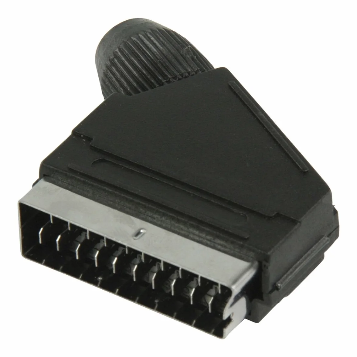 Valueline VLVP31990B SCART Noir connecteur de Fils - Connecteurs de Fils (SCART, Noir, 11 cm, 120 mm, 25 mm, Sac)