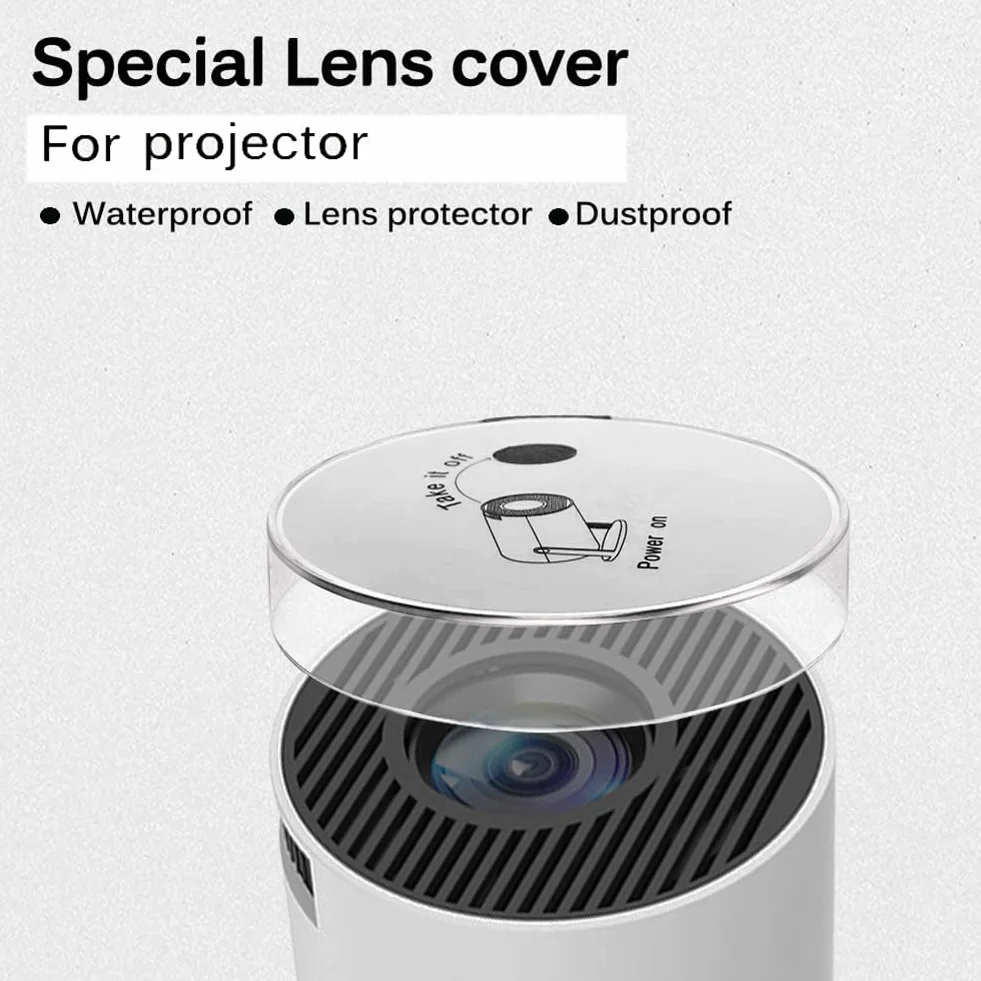 Cache-Objectif de Projecteur HY300PRO pour Éviter la Poussière, Protection Spécifique pour la Machine à Projecteur HY300Pro