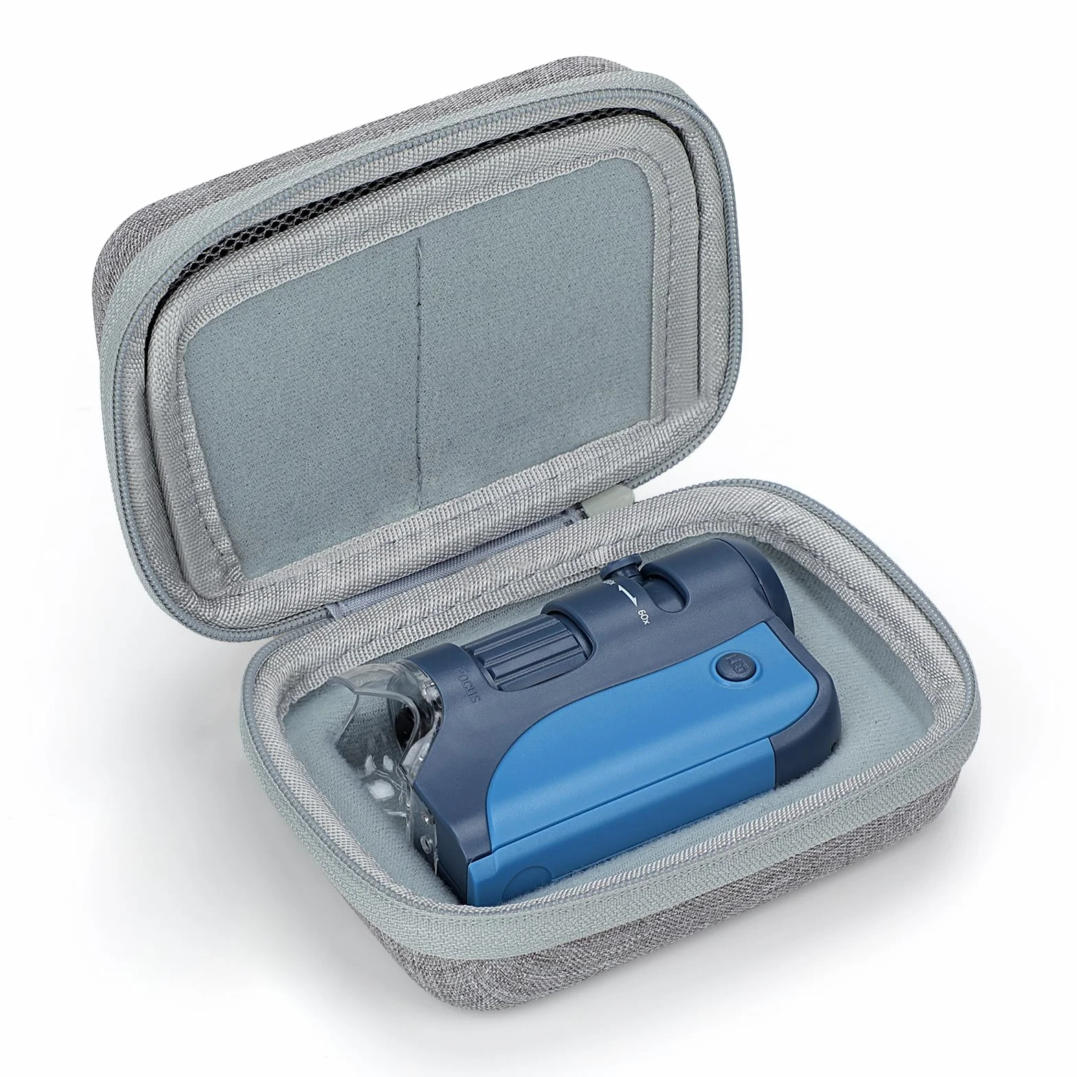 Étui de voyage rigide pour microscope de poche Carson MicroBrite Plus 60x-120x LED MM-300