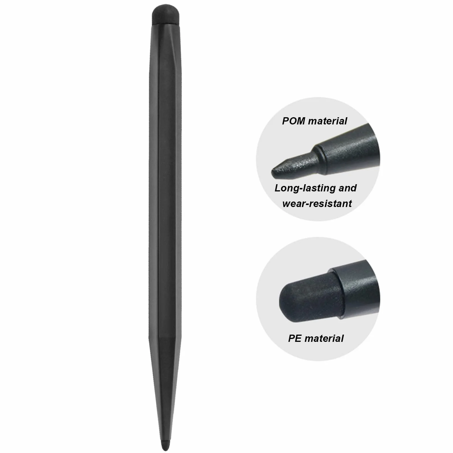 Stylet Universel pour Écrans Tactiles, Stylo Précision Haute Sensibilité Compatible Tablettes et Téléphones