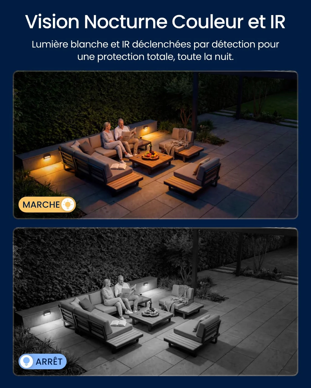 Reolink Camera Exterieur Filaire 10Mpx + 8Mpx à Triple Objectif, Caméra PoE avec Suivi-Synchro, Recherche Vidéo IA, Vision Nocturne Couleur et Infrarouge, Enregistrement 24h/24, OMVI 3i PoE