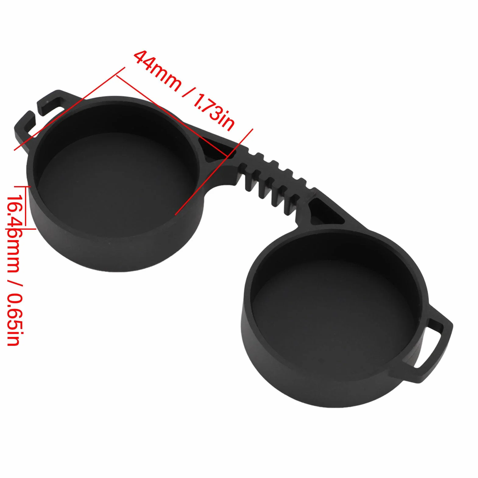 Couvercle D'oculaire de Jumelles de en Caoutchouc Couvercle D'œillet de Jumelles de 42-44MM Capuchon de des Yeux pour Accessoires de Télescope 8x30 10x30