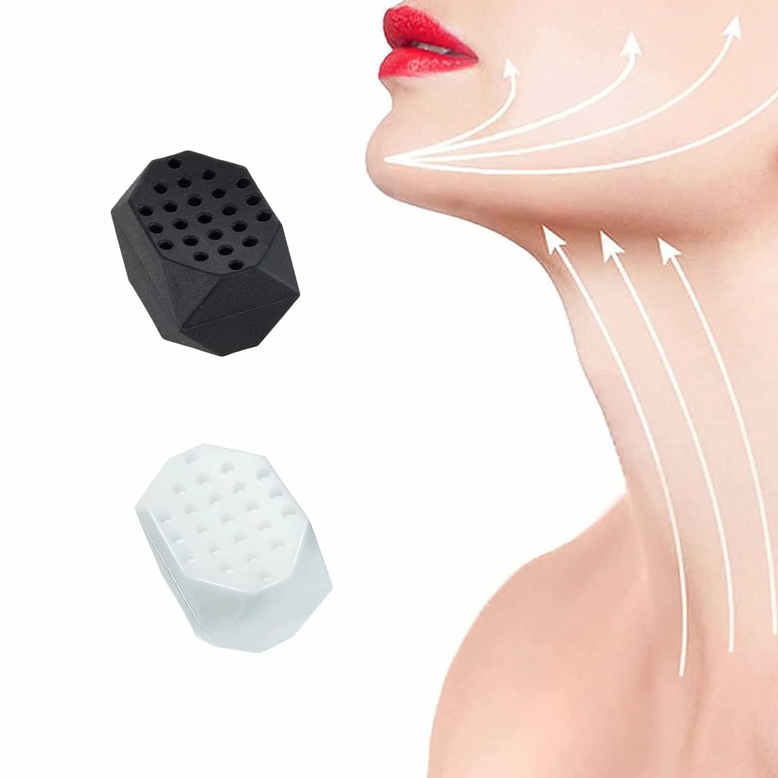 Jawline Exercice de Mâchoire, Dispositif de Renforcement du Cou Muscler Machoire Outil pour Hommes Femmes