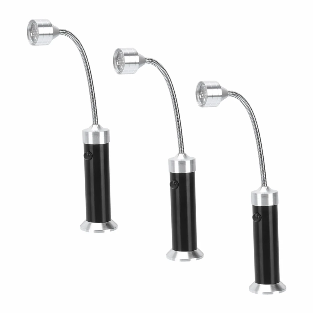 Artibetter 3pièces Lampe Torche Flexible LED Extérieur Avec Base Magnétique