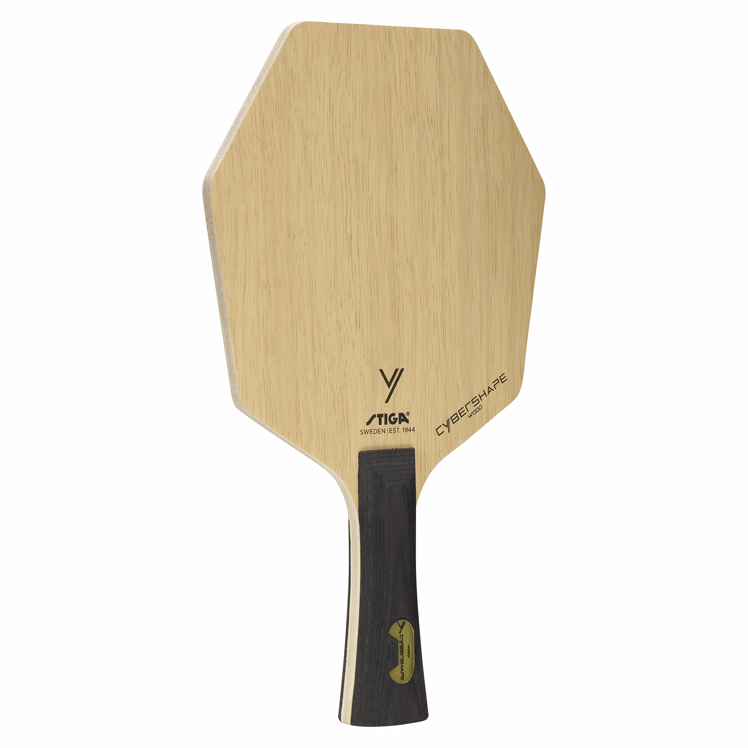 STIGA Cybershape Wood Tennis de Table en Bois – Raquette Forme Exclusive