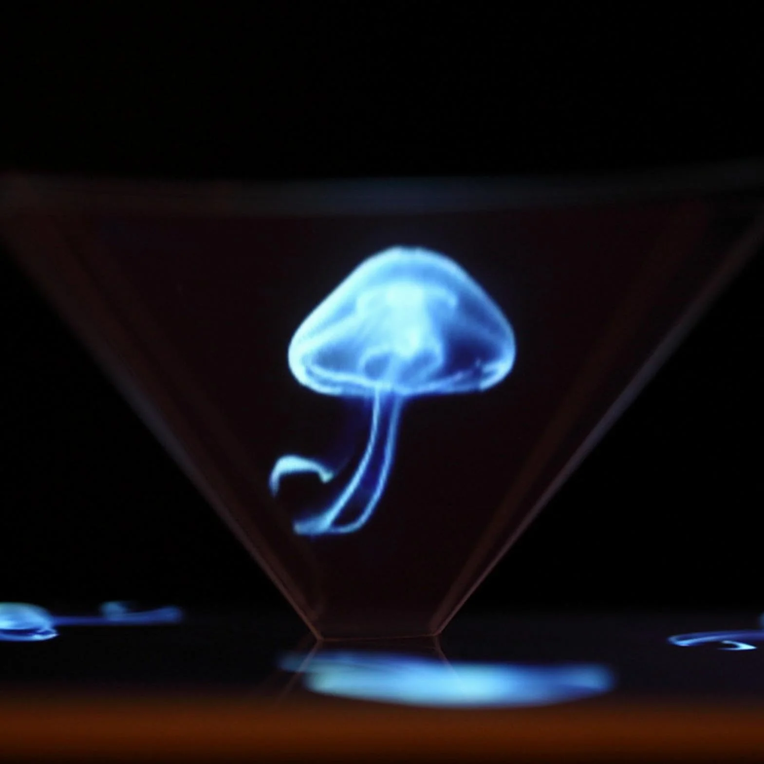 Projecteur holographique 3D pour Smartphone, projecteur d'hologramme Triangle