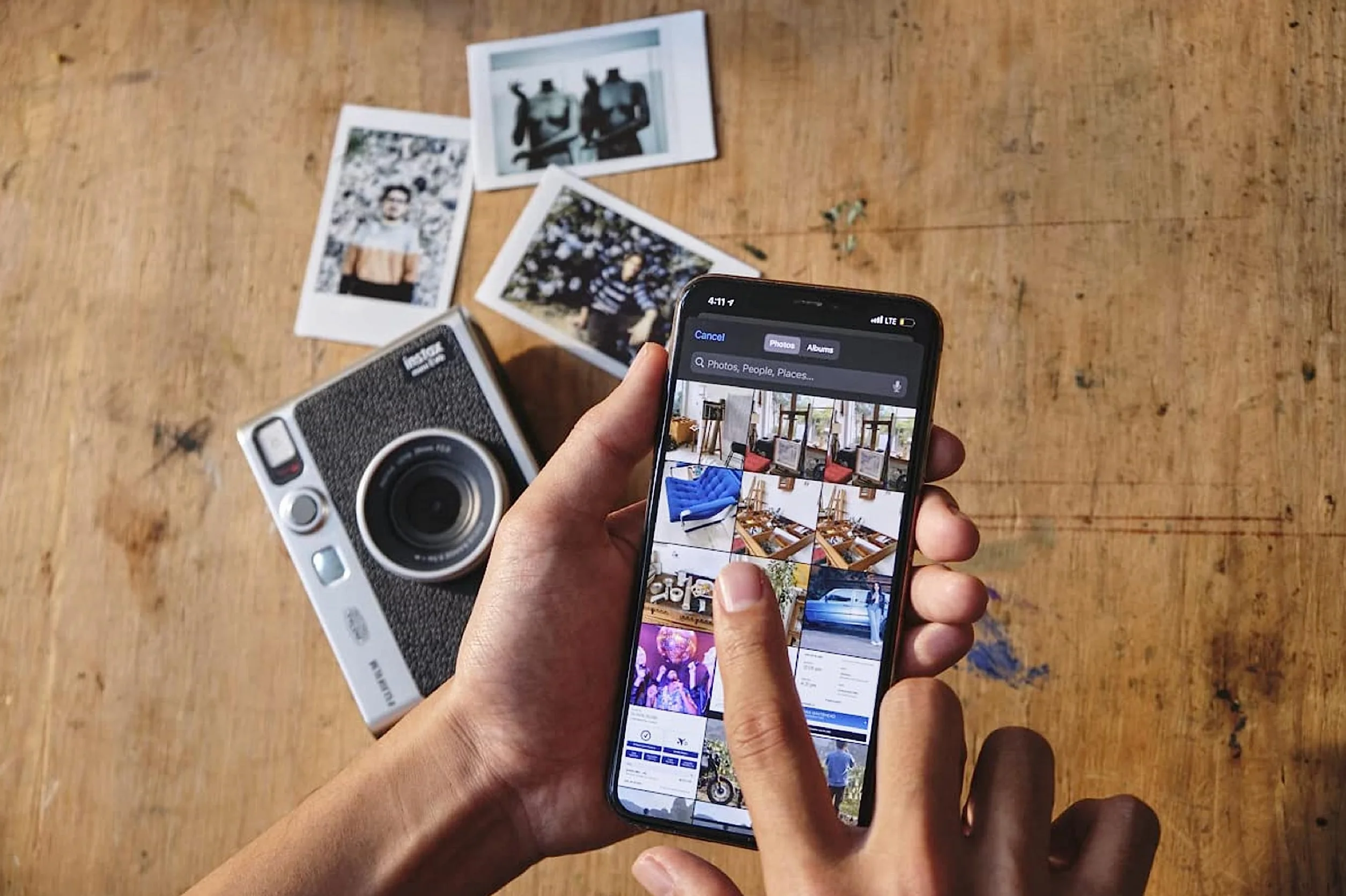 instax Mini Appareil Photo Hybride numérique Instax Evo Noir