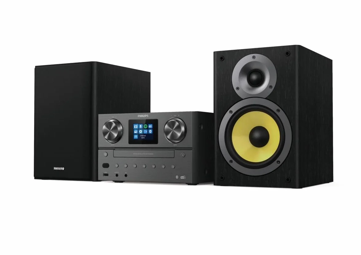 Philips TAM8905 Micro Système Musical 100W Bluetooth Spotify Connect DAB+ CD USB