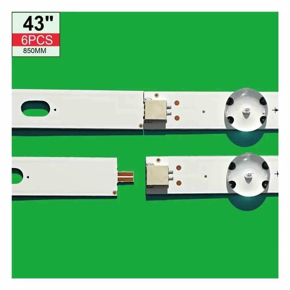 Bande de rétroéclairage LED, for LG UF64_UHD_A 43LH604V 43UH603V 43UH610V 43UF6407 HC430DGN 43UF6409 43UH6030 43UF640
