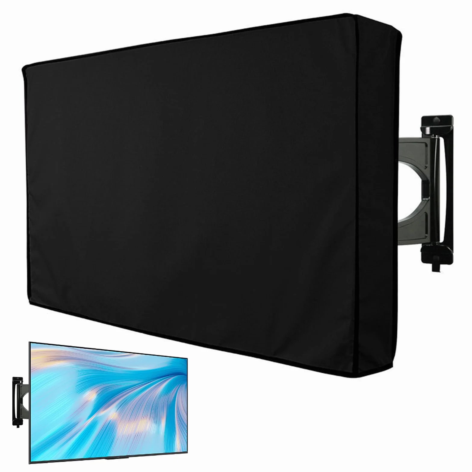 Housse de protection d'écran pour TV 40-42 pouces Oxford 210D étanche universel