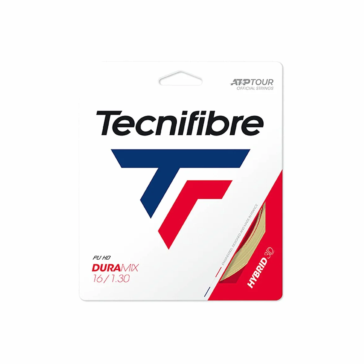 Tecnifibre Duramix HD 12m Corde de Tennis 1.30