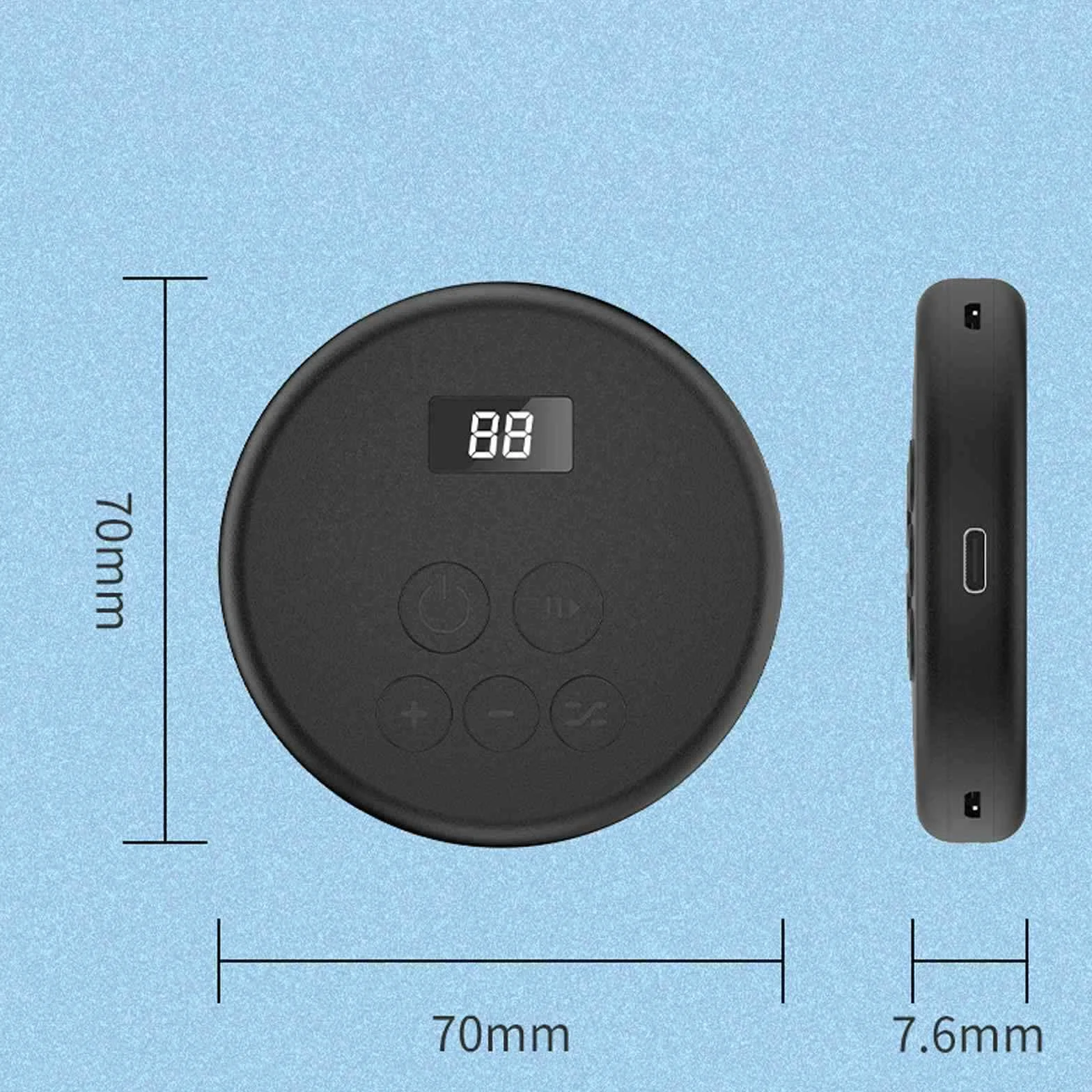 fonefunshop Clicker Tapper Liker Automatique pour Smartphone avec 6 clics – Gardez l'écran en Vie – Pas de Code de Veille