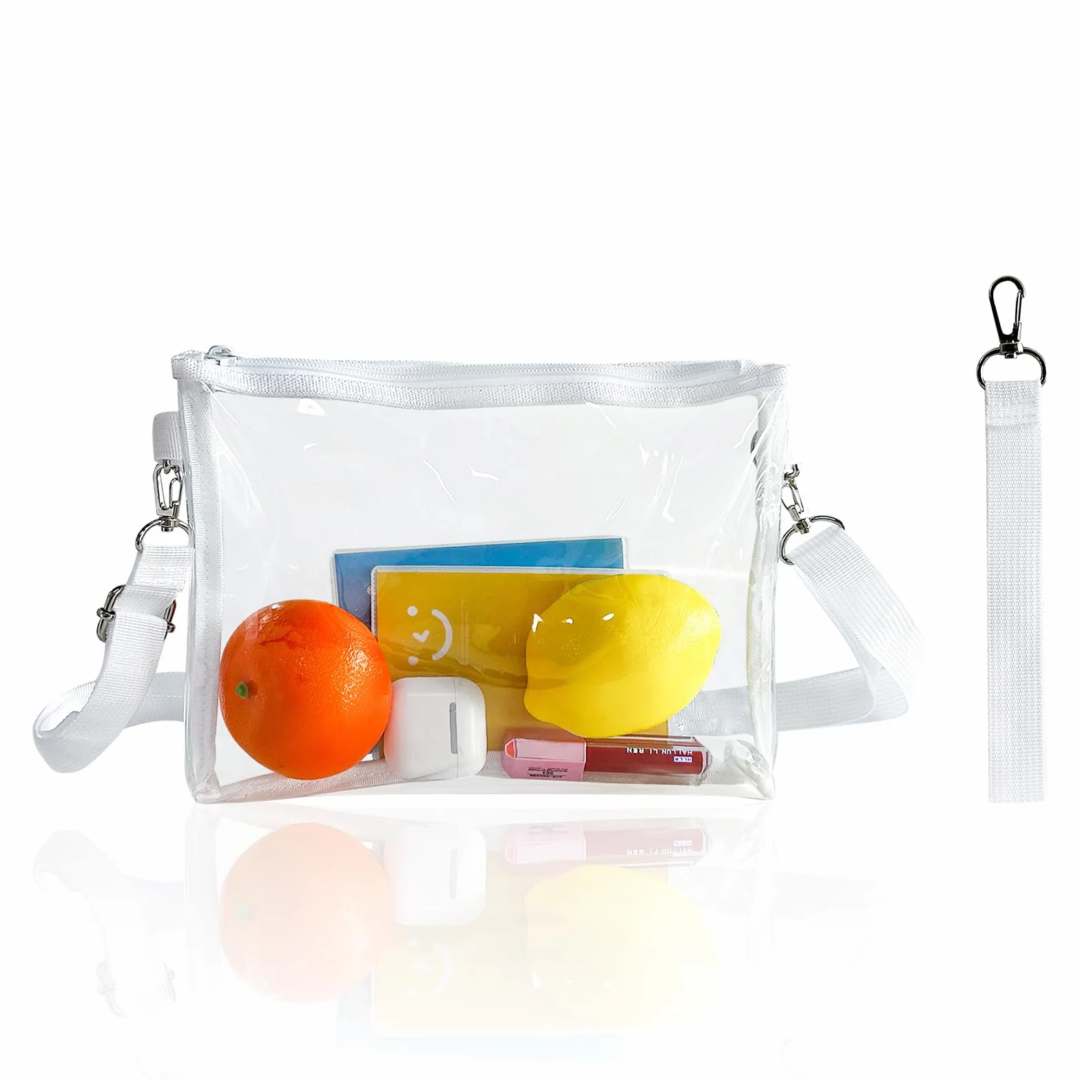 Sac à bandoulière transparent pour sport travail concerts