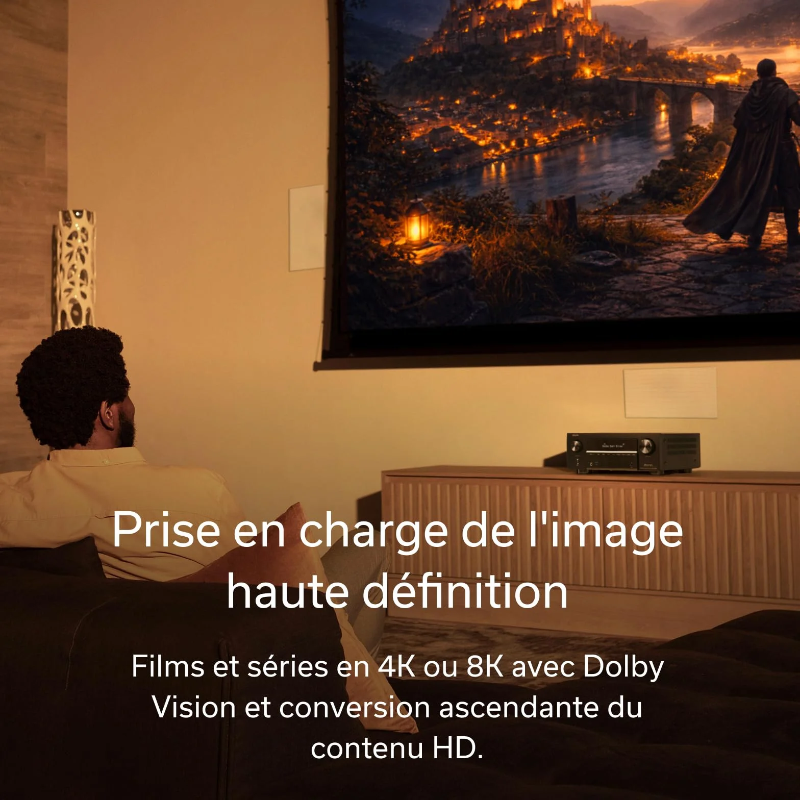 Denon AVC-X3900H Amplificateur Home Cinéma 9.4 Canaux 105W Dolby Atmos DTS:X Auro-3D IMAX Enhanced HDMI 8K HEOS Multiroom Noir