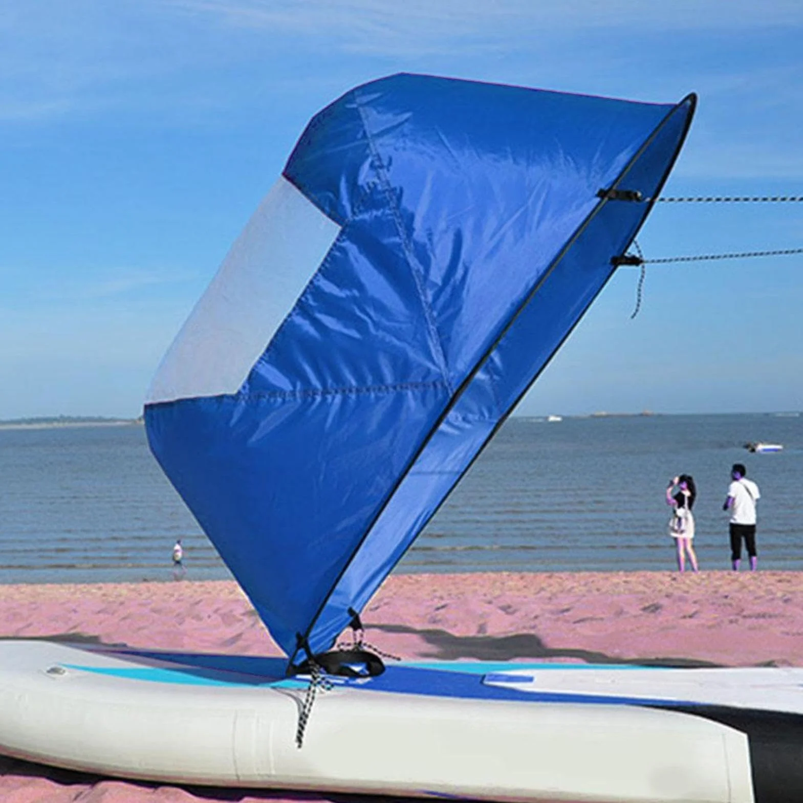 Voile pliable pour pagaie de kayak en PVC – Compact, portable, installation facile pour kayak, canoë et bateau gonflable