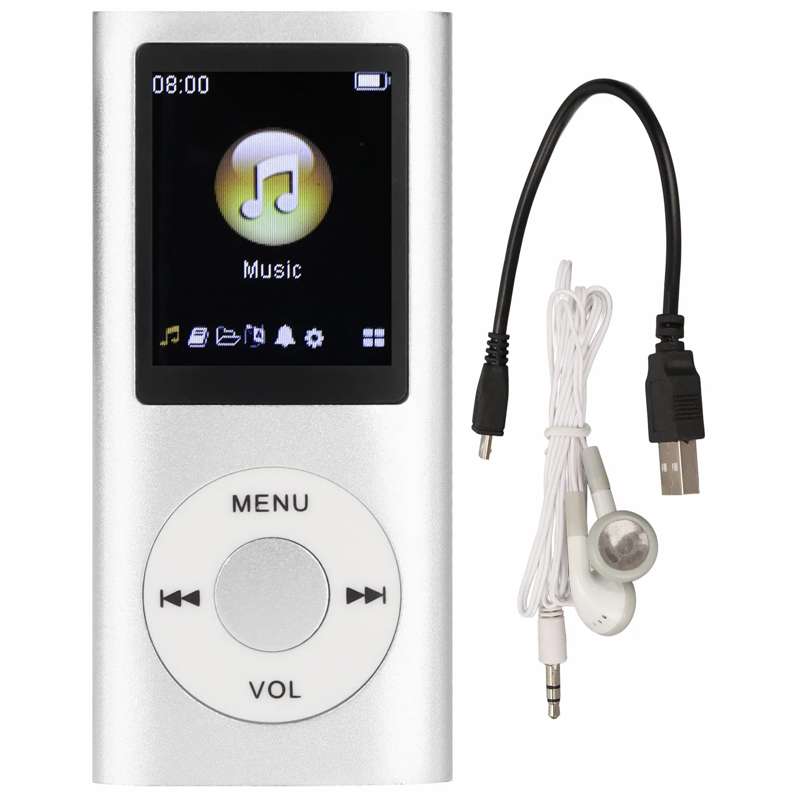 Lecteur MP3 Portable avec écran 1,8 Pouce, Son sans Perte, Audio Numérique Classique