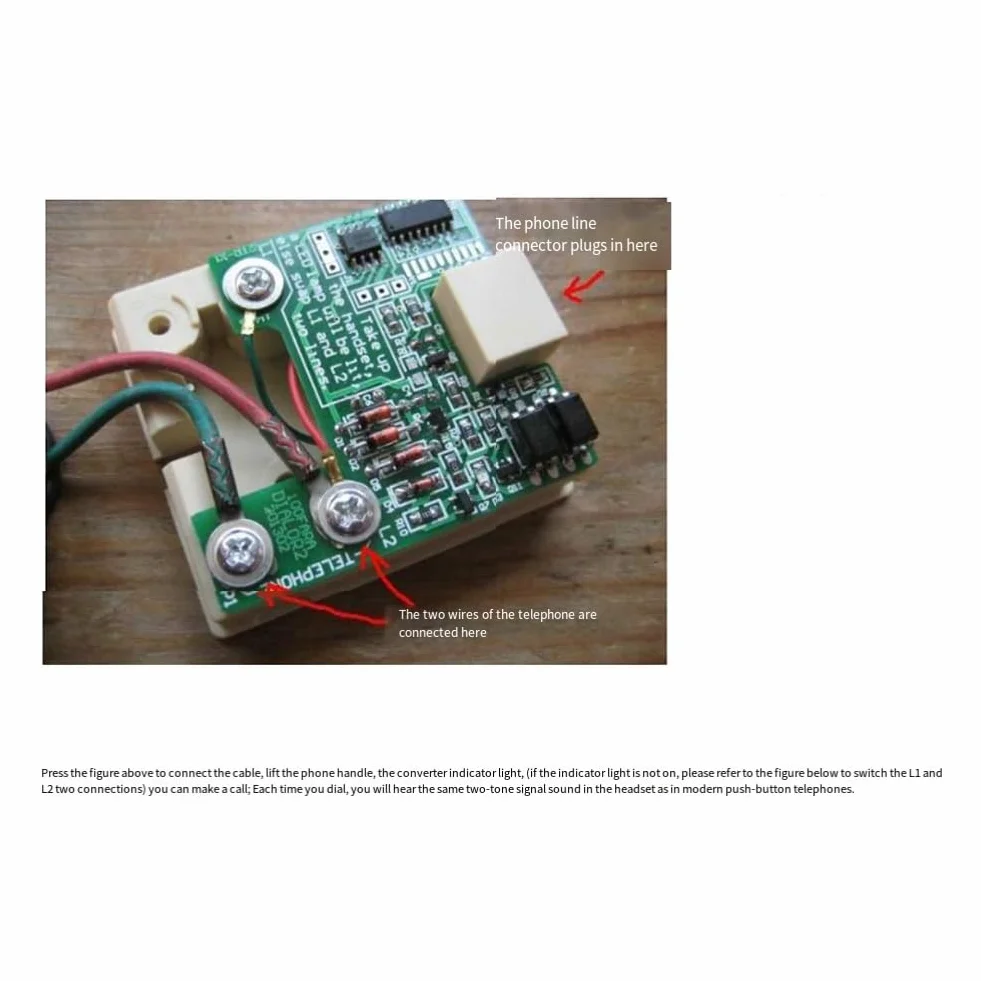 Convertisseur d'impulsion double tonalité DMF téléphone