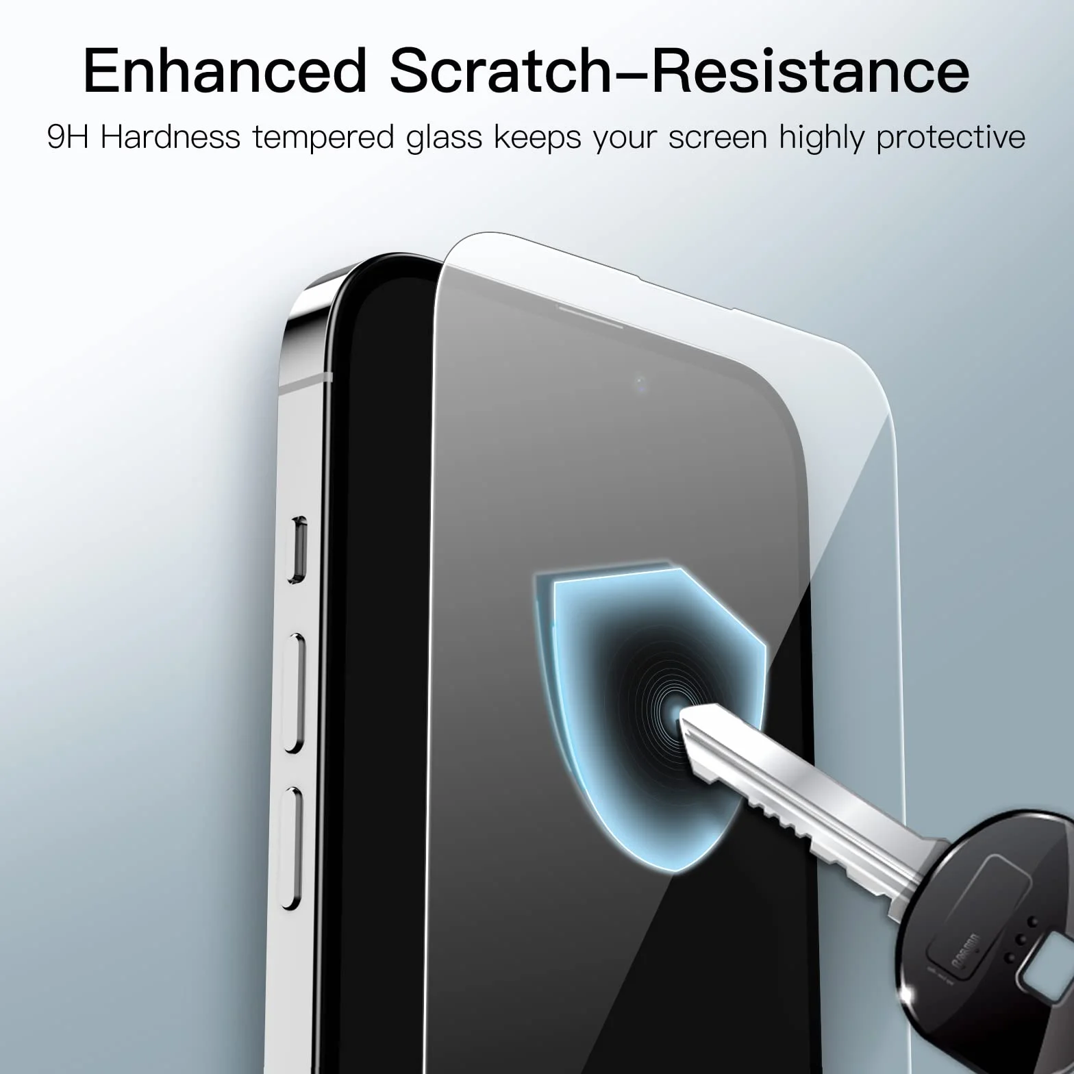 JETech Protection d'Écran à Couverture Complète pour iPhone 14 Pro 6,1 Pouces, Integrale Film en Verre Trempé 9H Compatible Coque, HD Transparent, Lot de 3