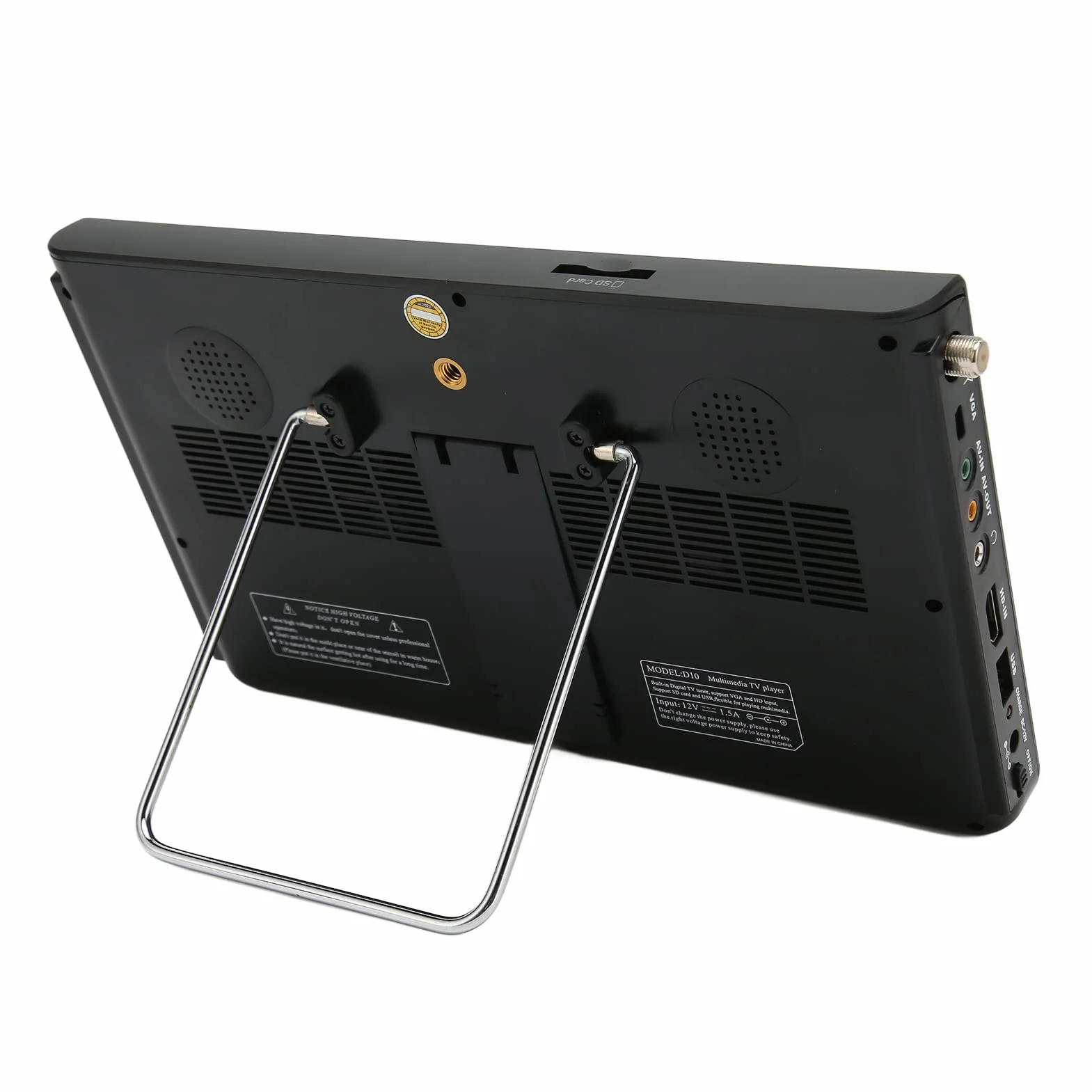 Télévision Numérique Portable 10 Pouces, 1080p ATSC Car TV Télévision Numérique Smart TV, TV Portable ATSC Télévision Numérique avec Batterie au Lithium Rechargeable, pour la
