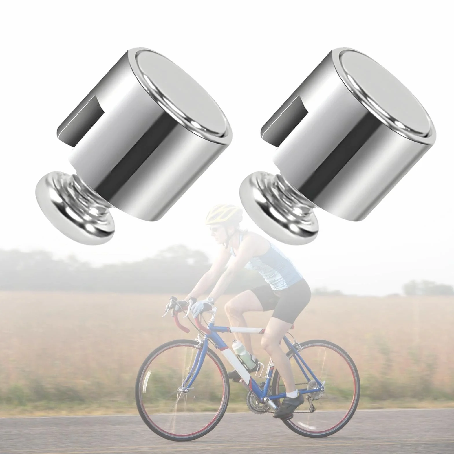 Capteur de Vitesse de Roue 2 Pièces, Aimant Néodyme Fer Bore 12mm pour E-Bike