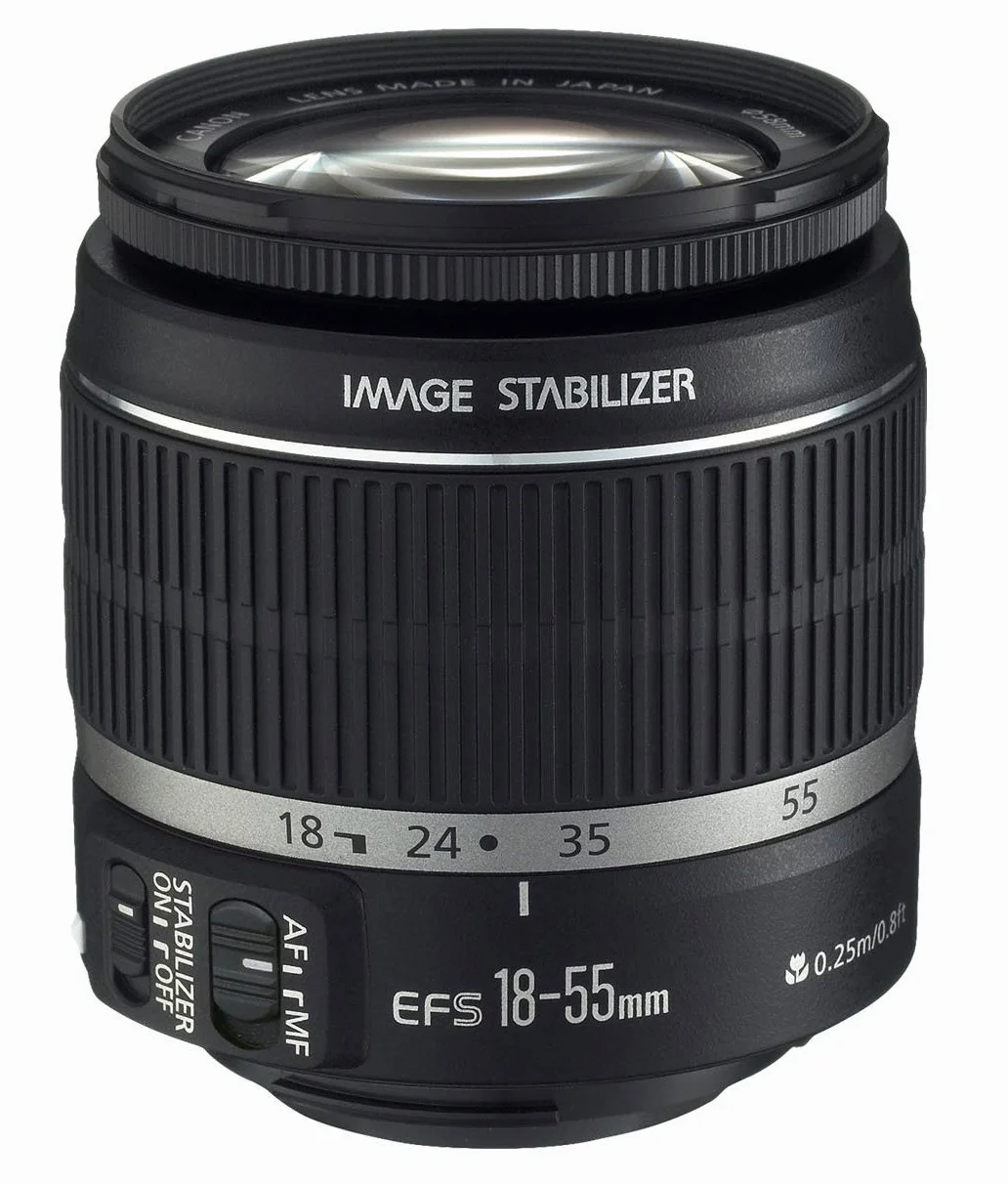 Canon - Zoom EF-S 18-55 mm f/3,5-5,6 IS stabilisateur dimage optique (Reconditionné)