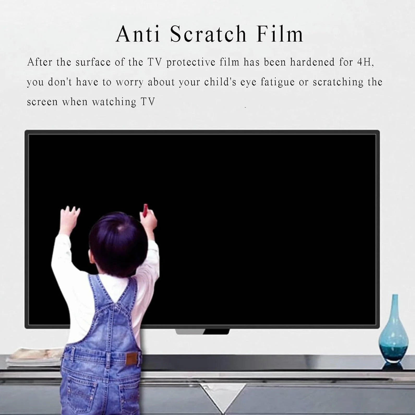 Protecteur D'écran TV Mat Anti-Éblouissement, Filtre De Lumière Bleue Pour Écran De Télévision, Taux Anti-Reflet De Lumière Bleue Jusqu'à 90 % Pour Soulager La Fatigue Oculaire, Pour LCD LED OLED HDTV