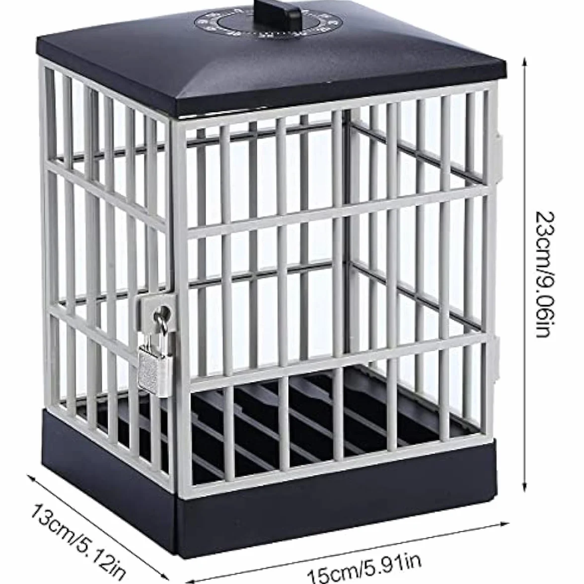Cage de prison pour téléphone portable avec minuteur, boîte de rangement en métal avec clé, pour garder vos amis, votre famille et vous loin des smartphones