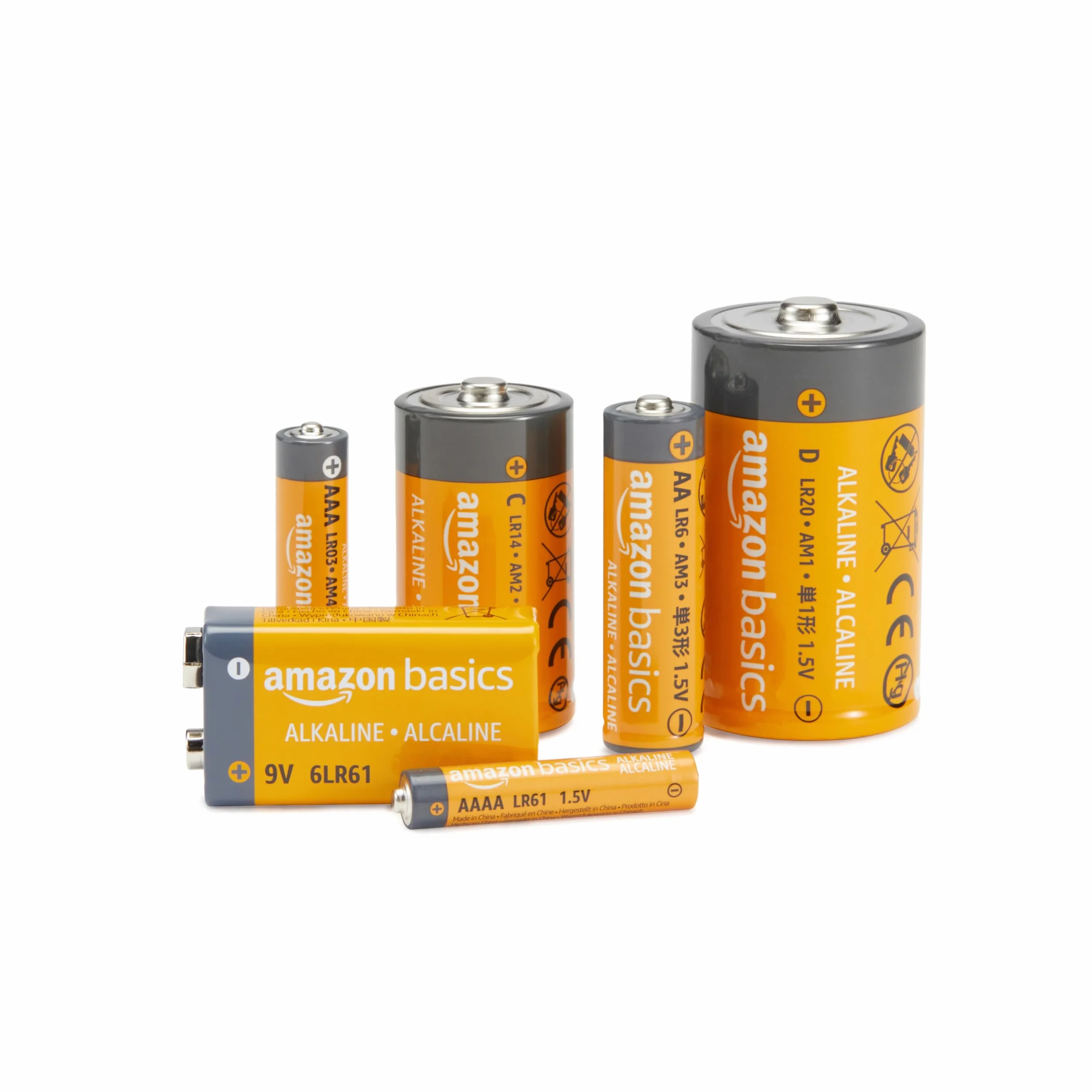 Amazon Basics Lot de 12 Piles alcalines Type C Multi-Usage, 1,5 V, durée de Conservation de 5 Ans