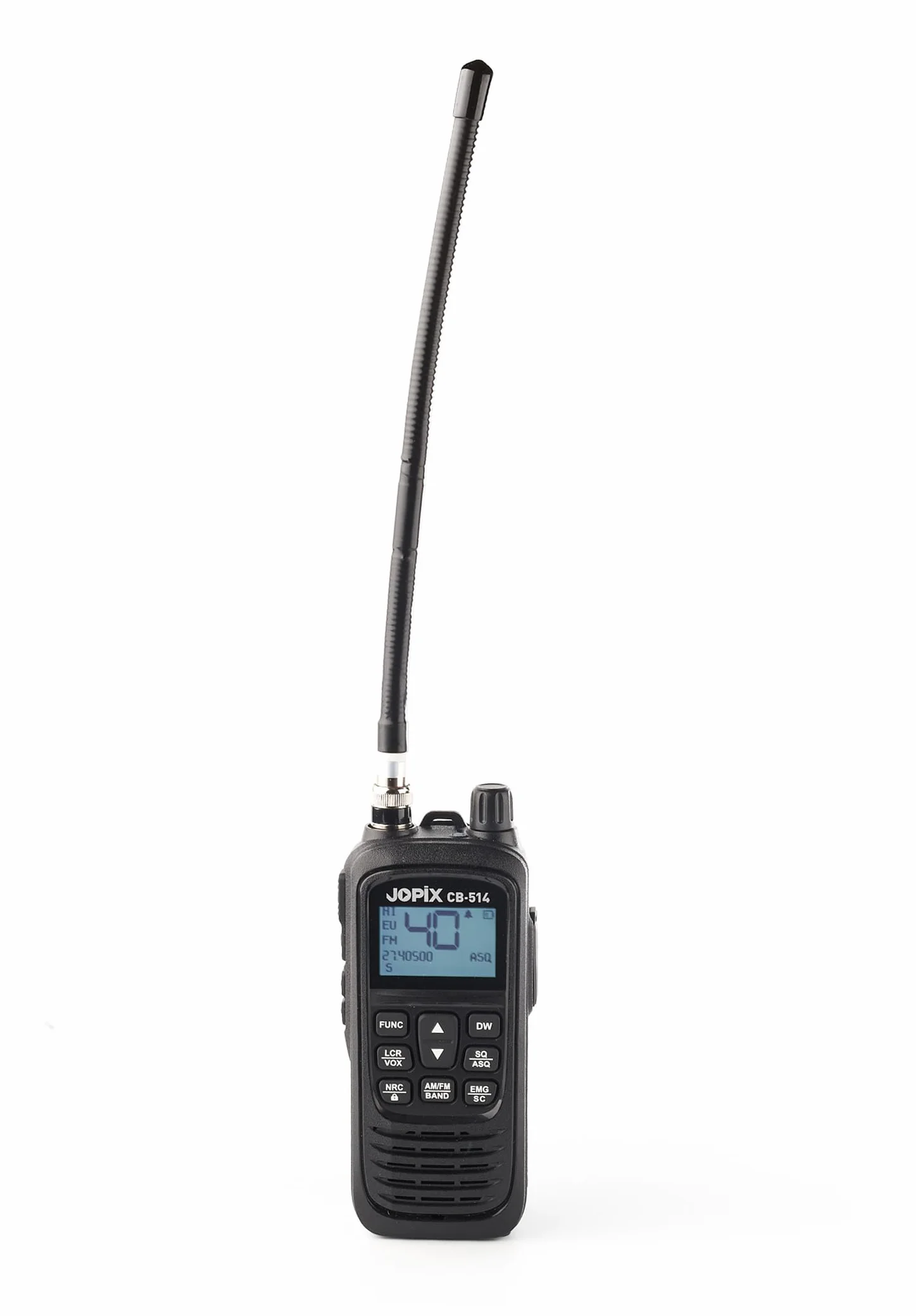 Jopix CB-514 Talkie-Walkie CB 27 MHz Kit Voiture Complet Émetteur-Récepteur Portable AM/FM 4W