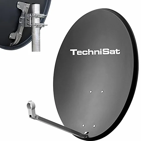 TechniSat TechniDish 80 antenne satellite 80 cm noir acier