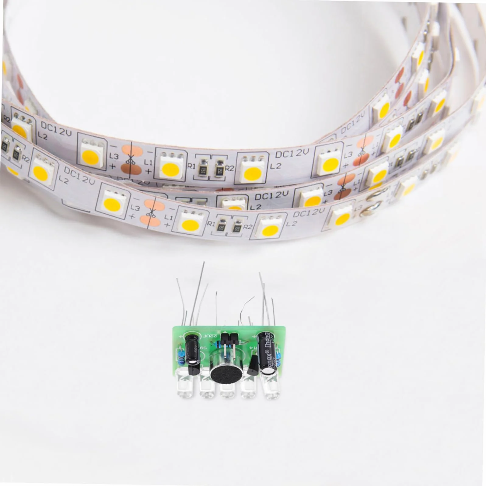 Uonlytech - Module Acoustique LED - Module Clignotant LED lumière Flash Lustre LED DIY Respirer des pièces légères Module de pièces de Lampe Clignotante LED Tons de Terre dirigé Positionner