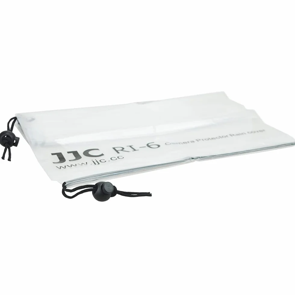 JJC Housse de Pluie étanche pour Appareil Photo Canon Nikon Sony DSLR avec Objectif jusqu'à 18" de Long 7" de Large, Protecteur de Manteau de Pluie pour Flash Externe de Chaussure Chaude (2 pièces)