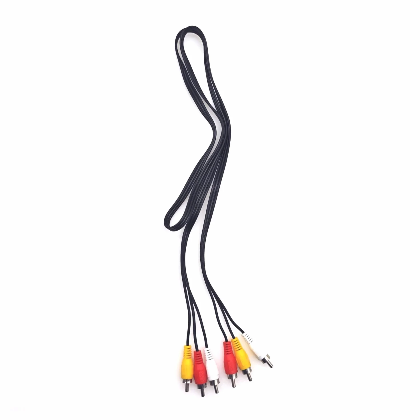 JZK 1,2 m Câble composite AV rouge jaune blanc 3 RCA mâle vers 3 RCA mâle, câble audio vidéo pour connecter un lecteur VHS/vidéo/DVD au téléviseur