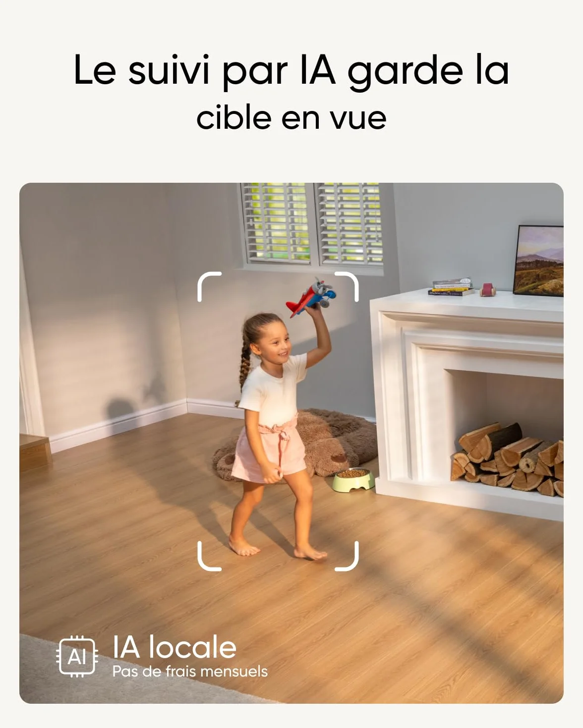 eufy Security Indoor Cam S350, caméra à Double Objectif, caméra de Surveillance 4K UHD avec Zoom × 8 et Rotation/Inclinaison 360°, idéale pour babyphone pour Animaux de Compagnie/sécurité