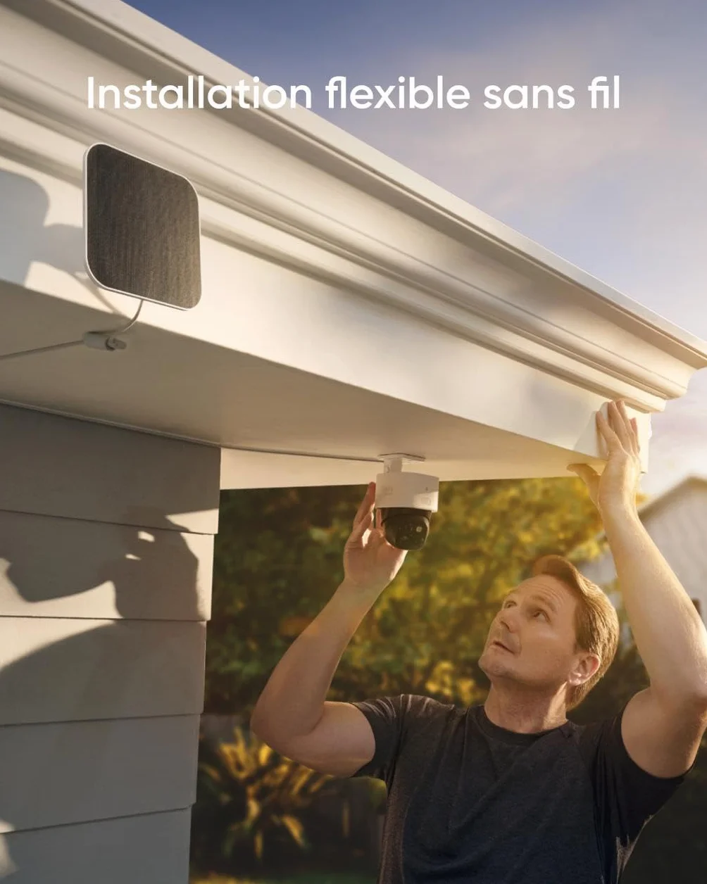 eufy Security SoloCamS340 Caméra de Sécurité Solaire WiFi Extérieure 360° 3K Sans Fil