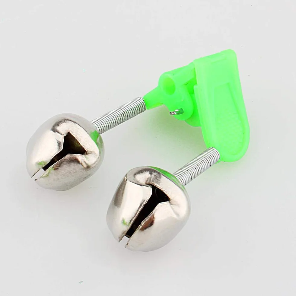 Cloche de Pêche LED 10 Pièces Accessoire de Pêche de Nuit avec Anneau Morsure