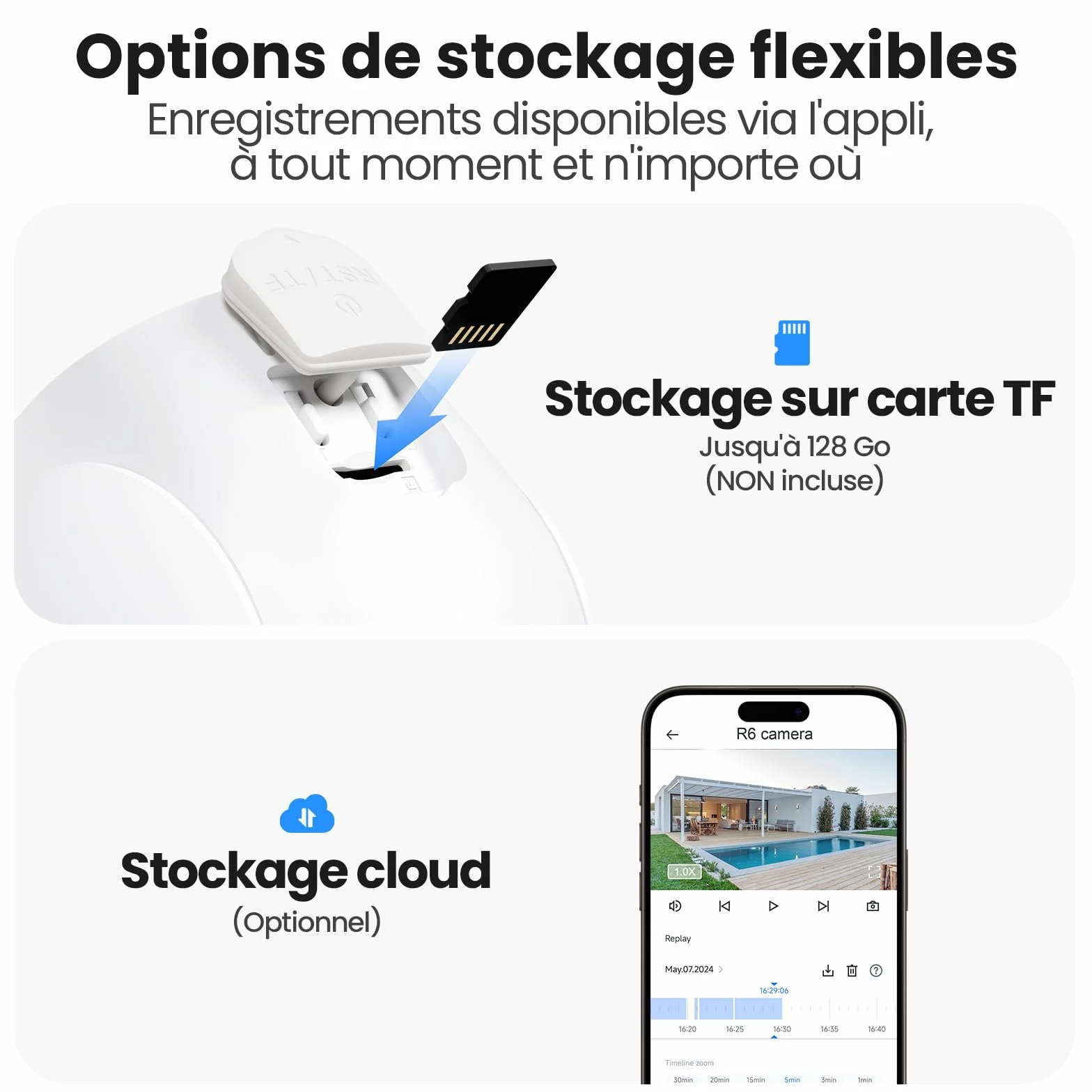 GALAYOU 2K Camera Surveillance WiFi Exterieure sans Fil - Camera Exterieur sans Fil Solaire, 2.4GHz, 360° PTZ Suivi, PIR + Alarme Sonore/Lumière, Audio Bidirectionnel, Vision Nocturne Couleur, IP65